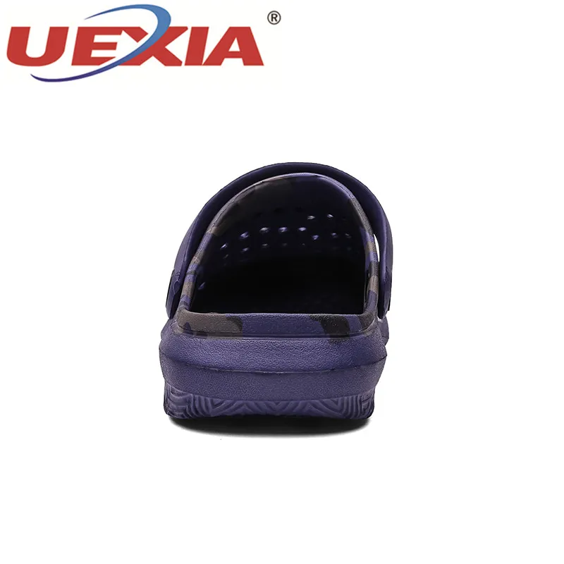 UEXIA/мужские сандалии летние шлепанцы камуфляжная обувь модные пляжные