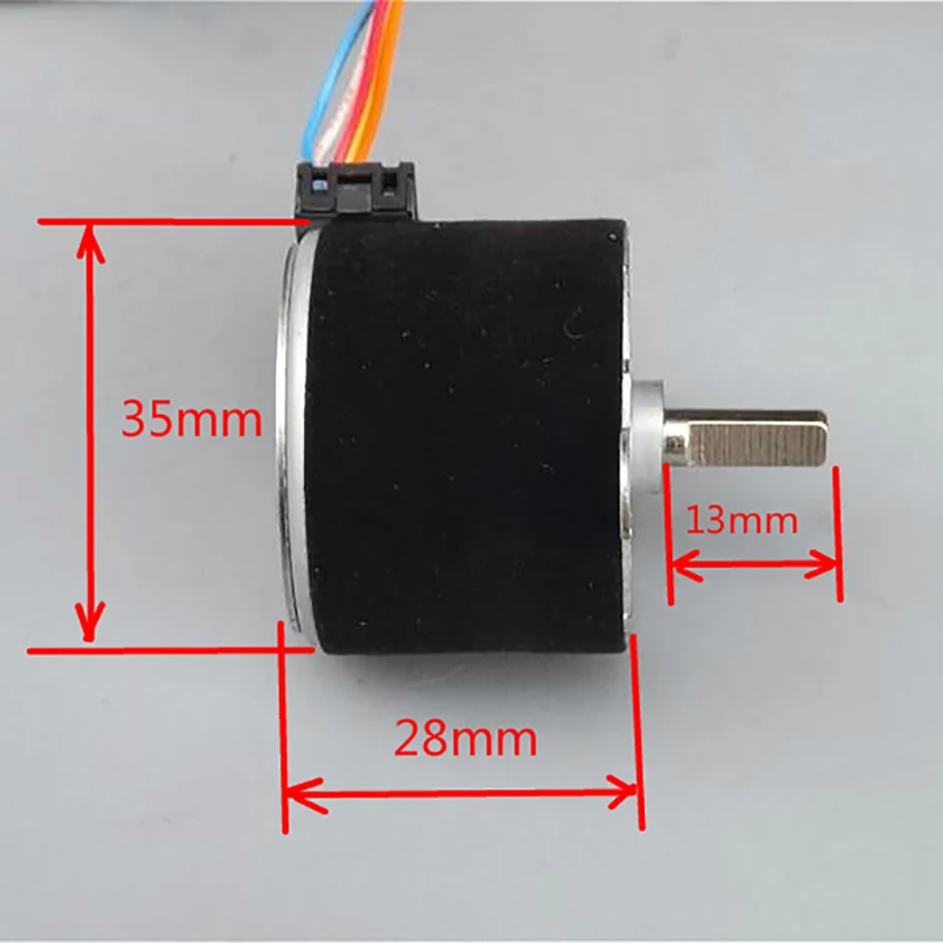 1 пара 4 phase 35 шаговый двигатель DC12V Шестерни с постоянным магнитом Передаточное