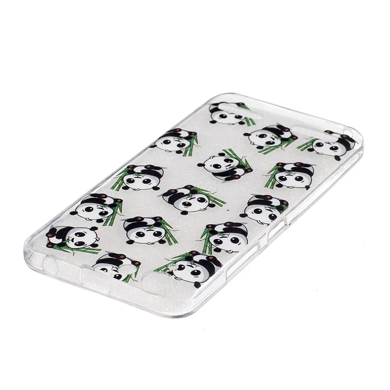 A6020 Мода Cute panda девушка Pattern ТПУ Силиконовые Мягкий Мобильный Телефон Обратно cover