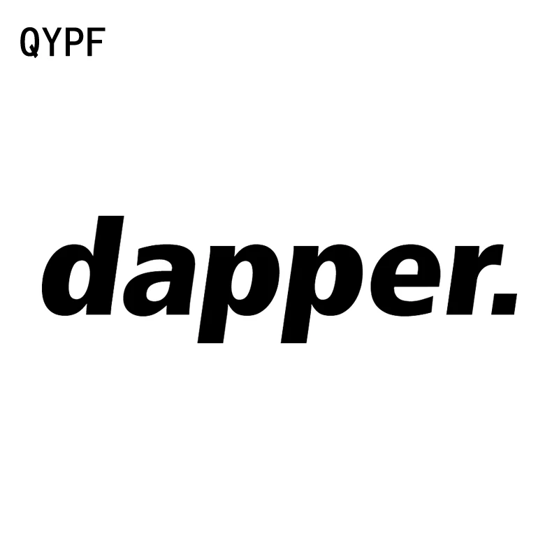 QYPF 14 7 см * 4 крутой автомобильный стиль Dapper Графический виниловый декоративный