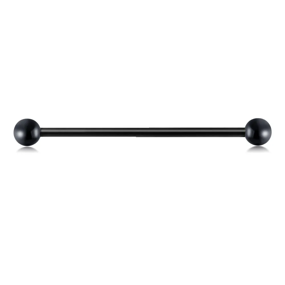 JUNLOWPY 4PC Stainless Steel 16G 14G Industrial Barbell Earring Tragus Cartilage Ear Piercing Sexy Body Jewelry For Women Men