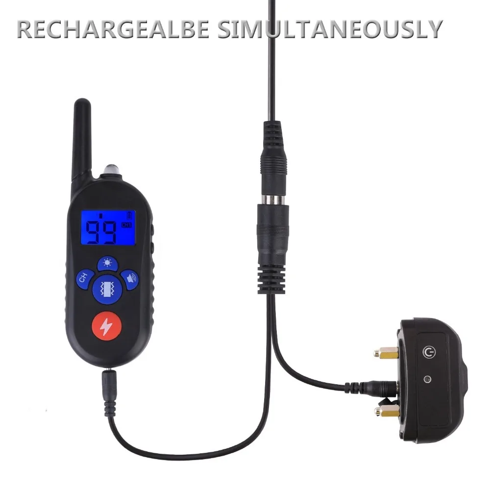 Перезаряжаемые и Водонепроницаемые электрические ошейники для собак с