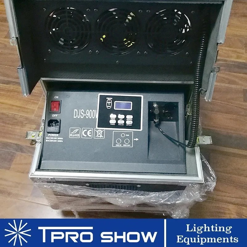 900 Вт Hazer Smoke Machine Dmx512 двойная насадка Fog Haze Stage Lighting Effect In Flight Чехол оборудование DJ