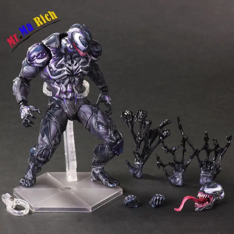 Play Arts Kai VARIANT Marvel Universe Venom фигурка игрушка кукла модель дисплей|play arts|play arts kaiarts kai |