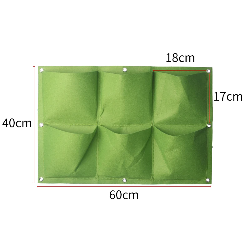 Multiple Styles Vertical Grow Bag Gardening Wall Hanging Felt Bonsai Bags Flowers Growing Pot | Дом и сад