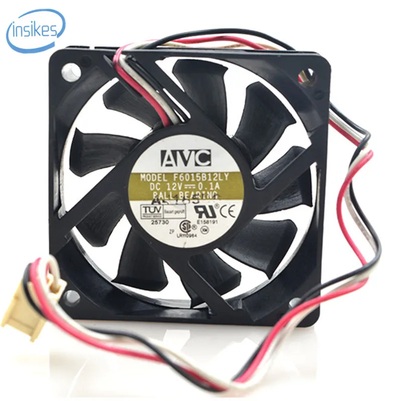 F6015B12LY Скорость AMD махрово немой вентилятор охлаждения dc 12 В 0.1A 6015 60*60*15 мм 6 см 3