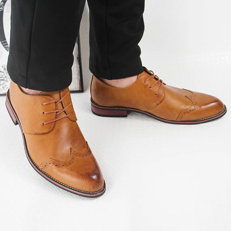 Men Designer Shoes Spring Leather High Quality Brand Comfortable Fashion #MPX8116166 | Обувь