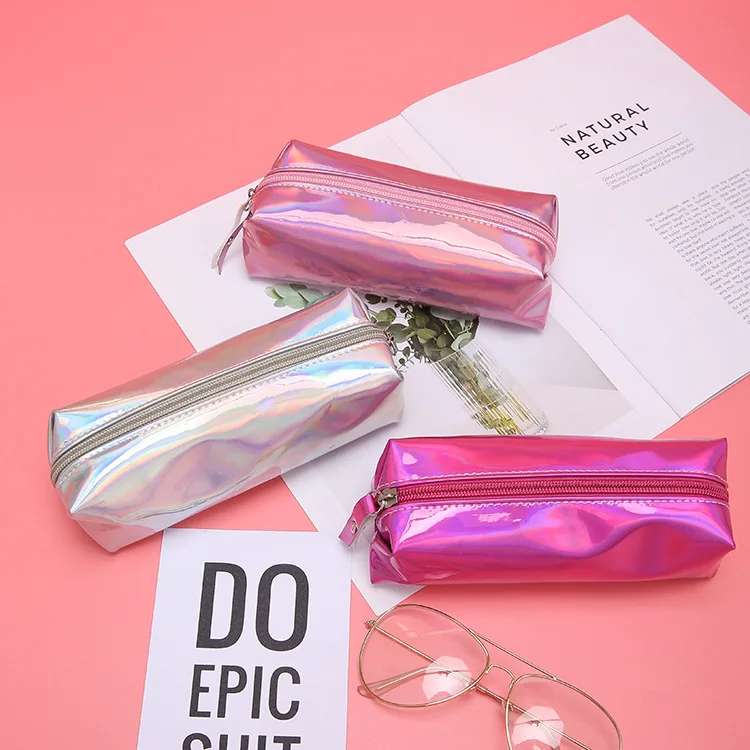 Блестящий чехол для лазерной ручки квадратная большая сумка карандашей