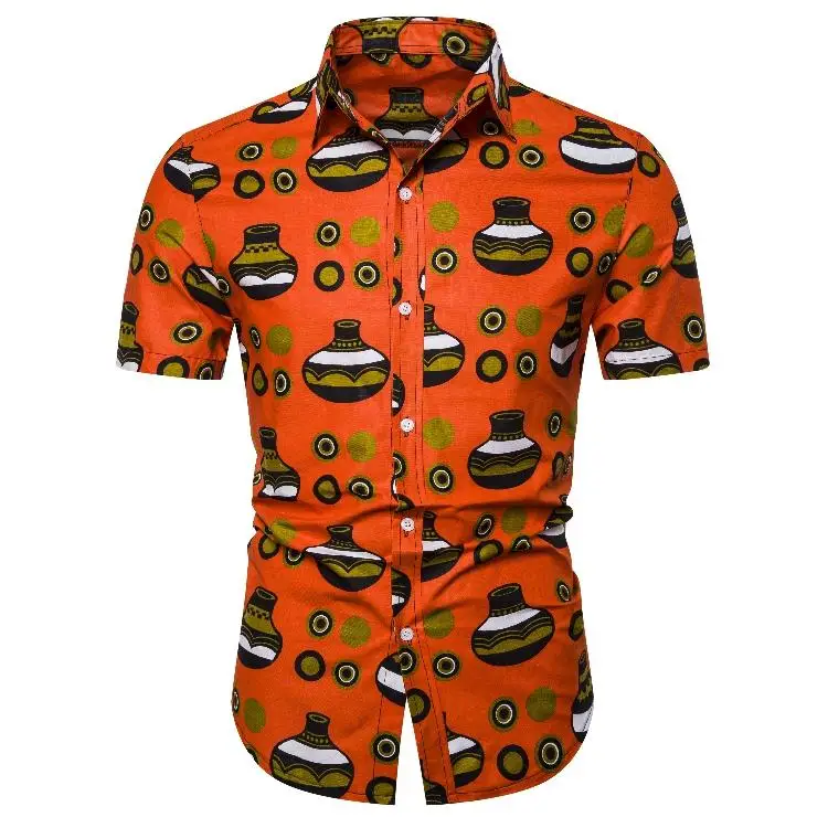 Мужская деловая рубашка Stay National style Блузка Camisa гавайская для мужчин летняя