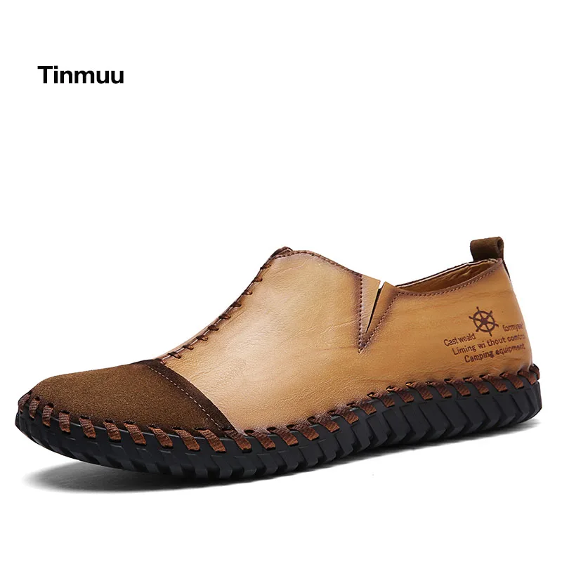 Tinmuu повседневная обувь деловые кожаные туфли для Мужская мода мужские | Обувь