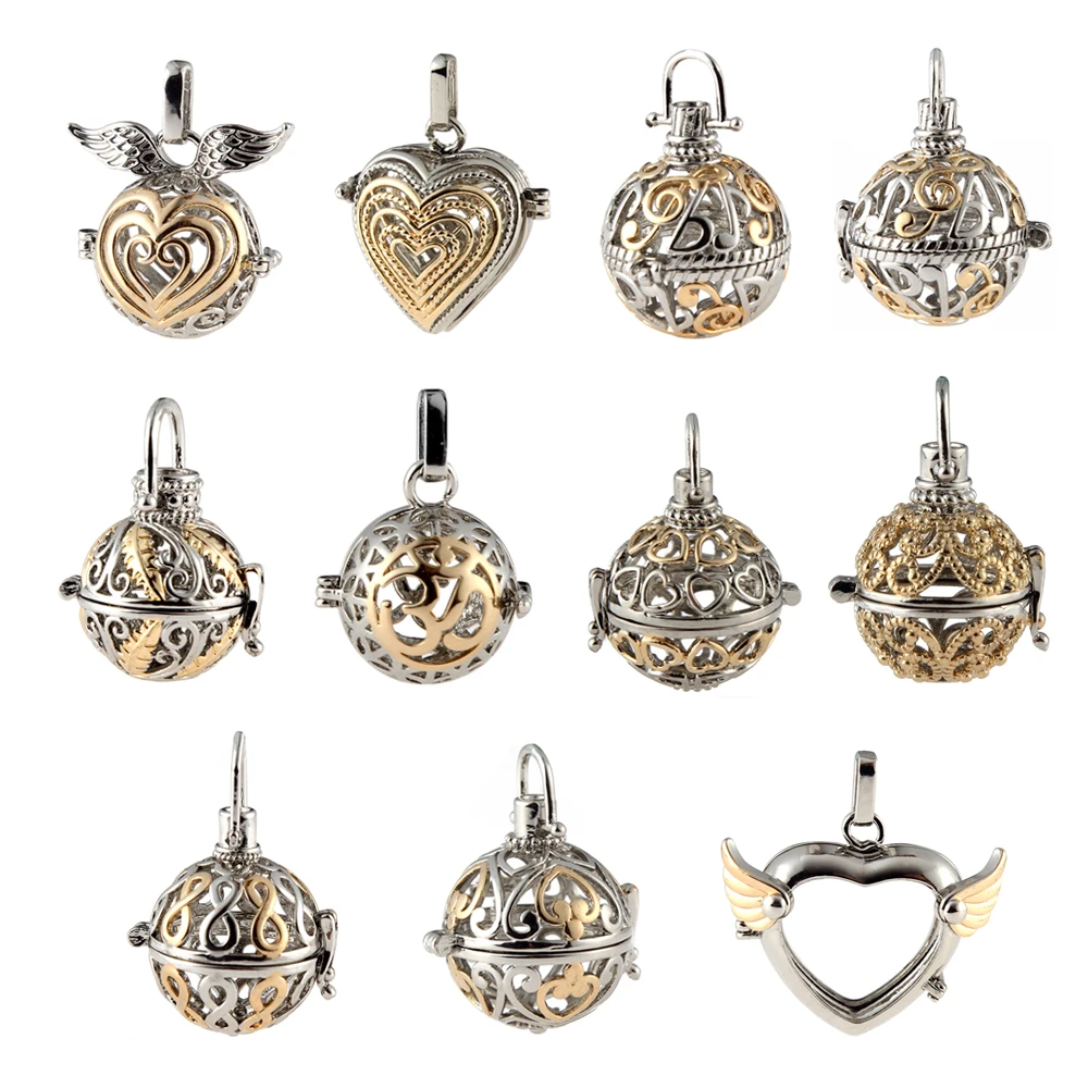 Многоуровневая подвеска с полым шариком медальоны для ароматерапии диффузор