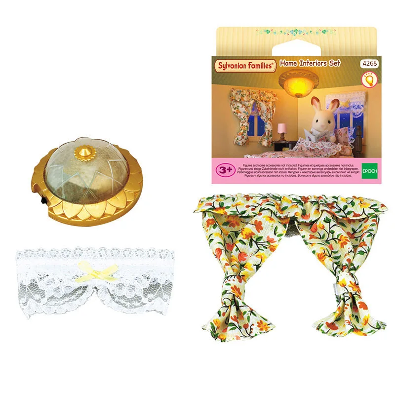 4268 Sylvanian Families Игровой Набор для кукольного домика мебель/кухня/ванная комната/Еда сцены аксессуары без рисунка - Цвет: 4268