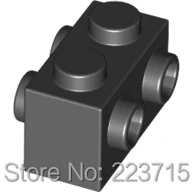 * Кирпич 1x2 Вт. Ручки с 2 сторон DIY Просветленный Блок Кирпича часть No.52107 50 шт