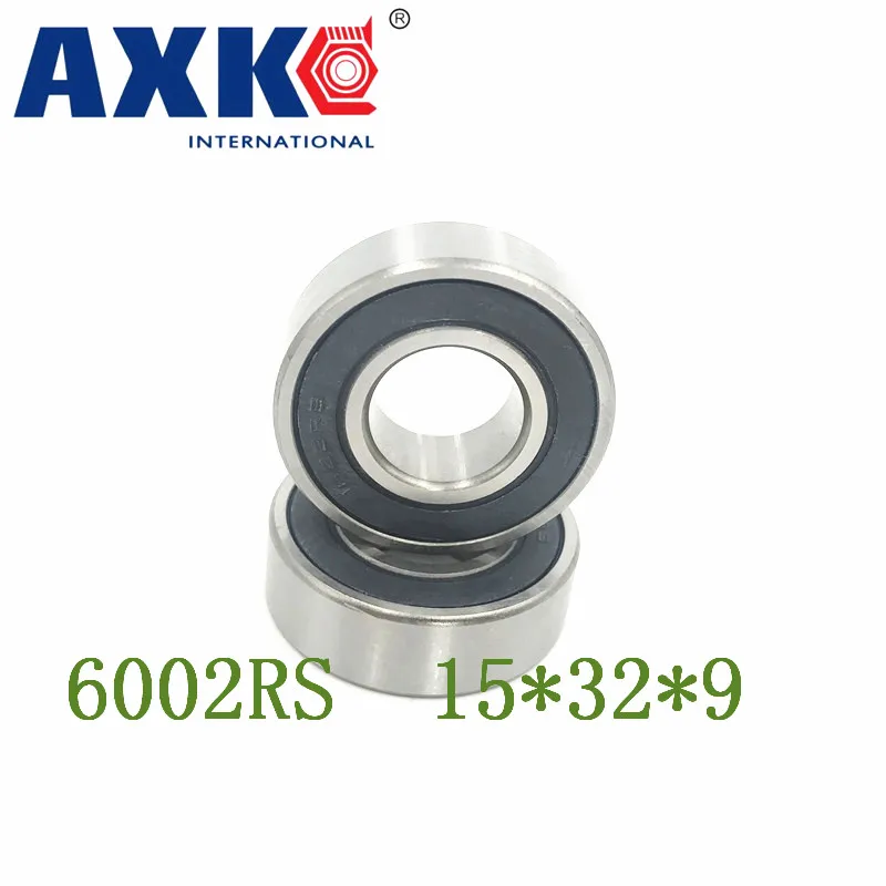 Подшипник Axk 6002rs Abec-3 (8 шт.) Шариковые подшипники с глубокой канавкой 15*32*9 мм 6002-2rs