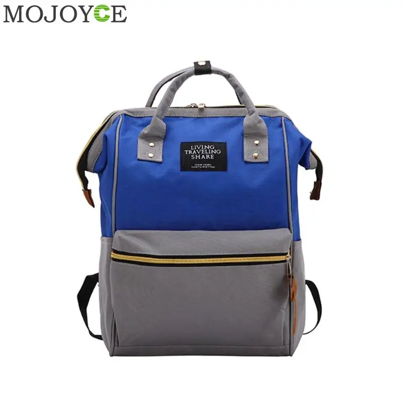 Blue Grey Модные рюкзаки для мам, Оксфордские рюкзаки для мам, Большая вместительная сумка для подгузников для беременных, дорожные сумки через плечо, Feminina Mochila - Цвет: Blue Grey