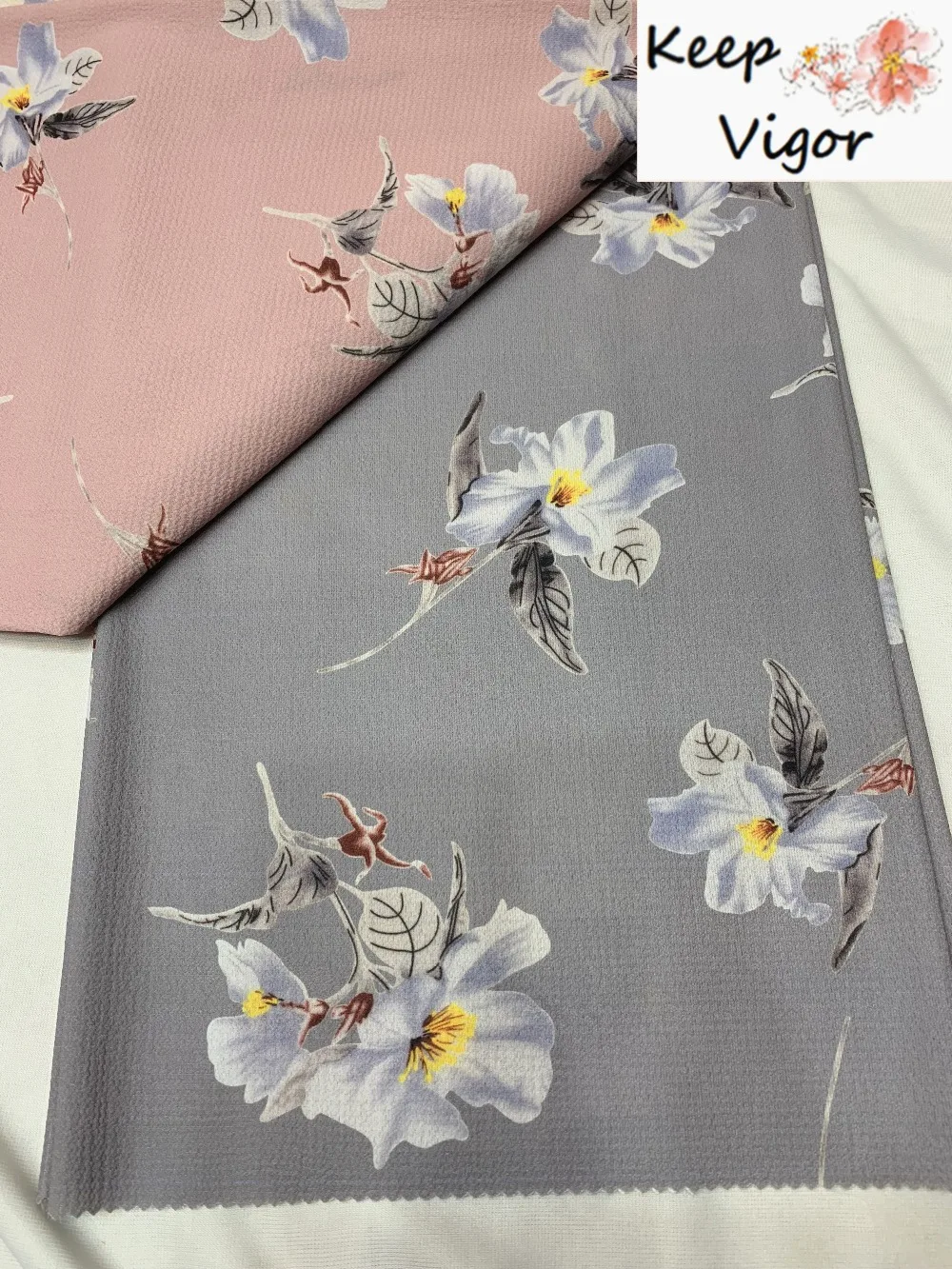 Прямая продажа с фабрики (1 метр) Мягкая элегантная ткань большим цветочным