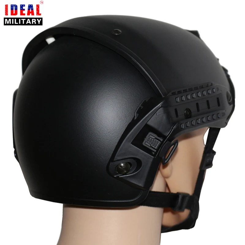 JJW Black NIJ level IIIA 3A Air Frame 100% Aramid Bulletproof Airframe Helmet With Ballistic Test Report 5 Years Warranty | Спорт и