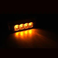 4 led side marker lights led eagle eye clearance lamp for 24v bus truck trailer rv vehicle yellow10 pcs