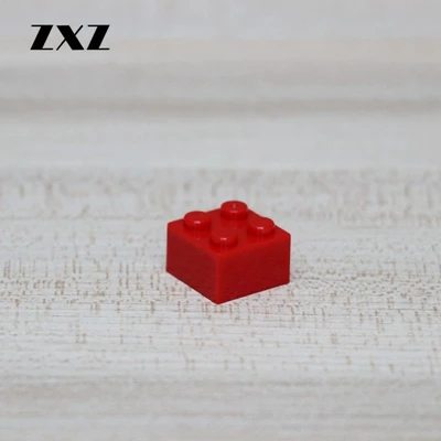 50 шт./лот оптом классические кирпичи 2X2 самоблокирующийся строительные блоки модели высокого кирпичи совместимые с лего маленький Запчасти 3003 - Цвет: Red