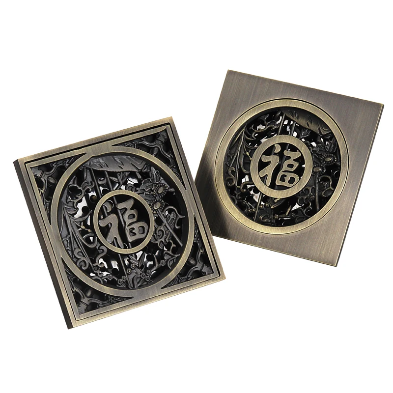 HIDEEP высокое качество латунь Европейский ретро дизайн Античная бронза Слив для