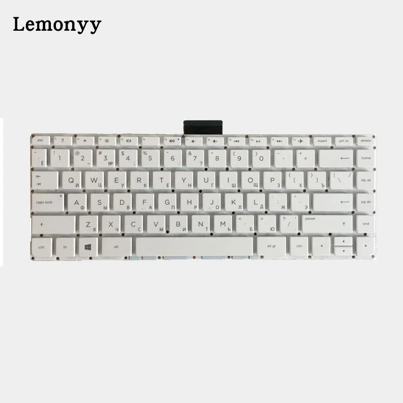 Новая русская клавиатура для ноутбука hp Pavilion 14-ax 14-ax000 14-ax100 901658-031 NSK-CX3SQ белая без рамки Клавиатура RU