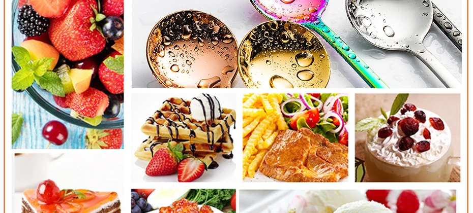 KONCO Ice Tea Spoon Coffee Scoop Mixing Ice Cream Spoon Stainless Steel Cocktail Stirring Bar Accessoriess