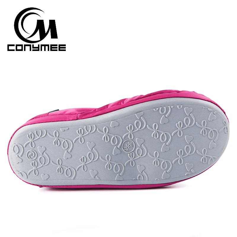 CONYMEE Botines Mujer женские зимние ботинки Зимние ботильоны из хлопка милые кроссовки с