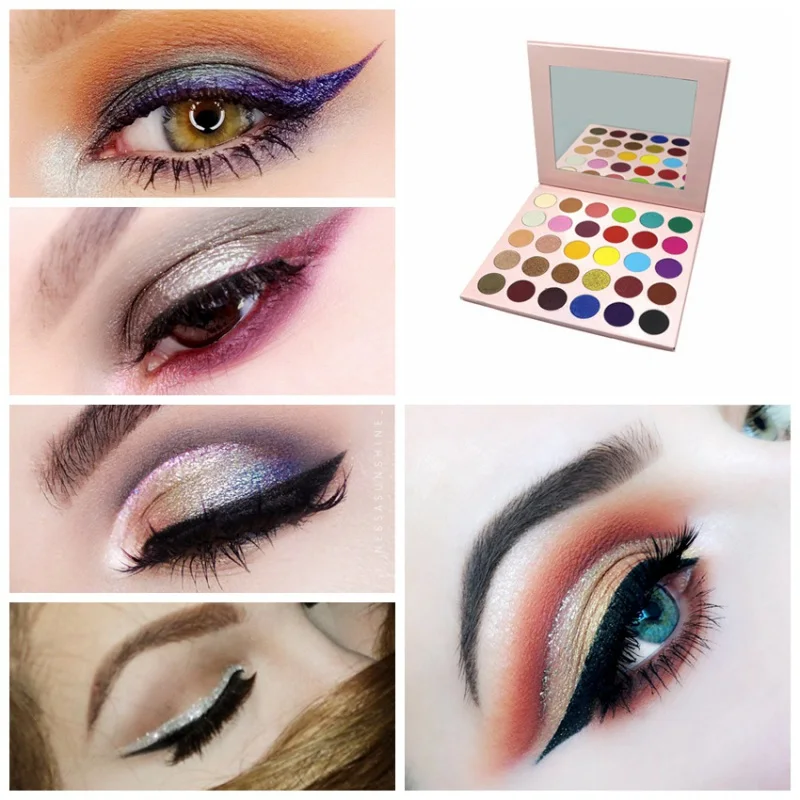 Палитра для макияжа Soft Glam 30 цветов натуральная матовая пудра тени век палитра