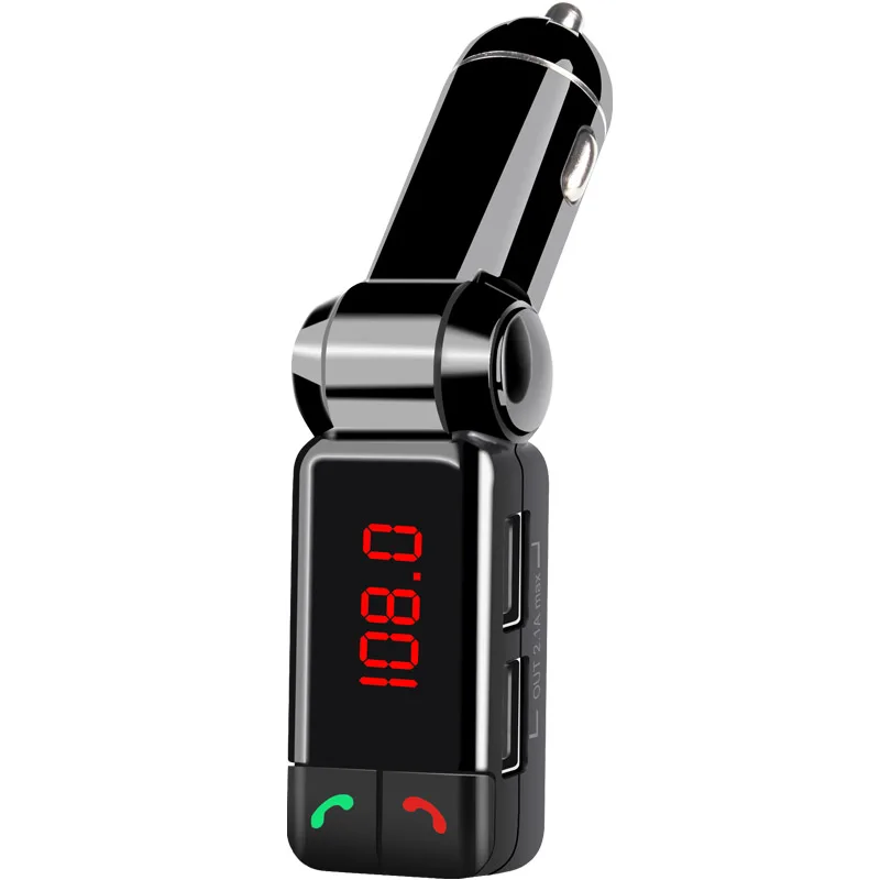 Автомобильный fm передатчик BC06B ЖК дисплей Bluetooth MP3 SD USB зарядное устройство
