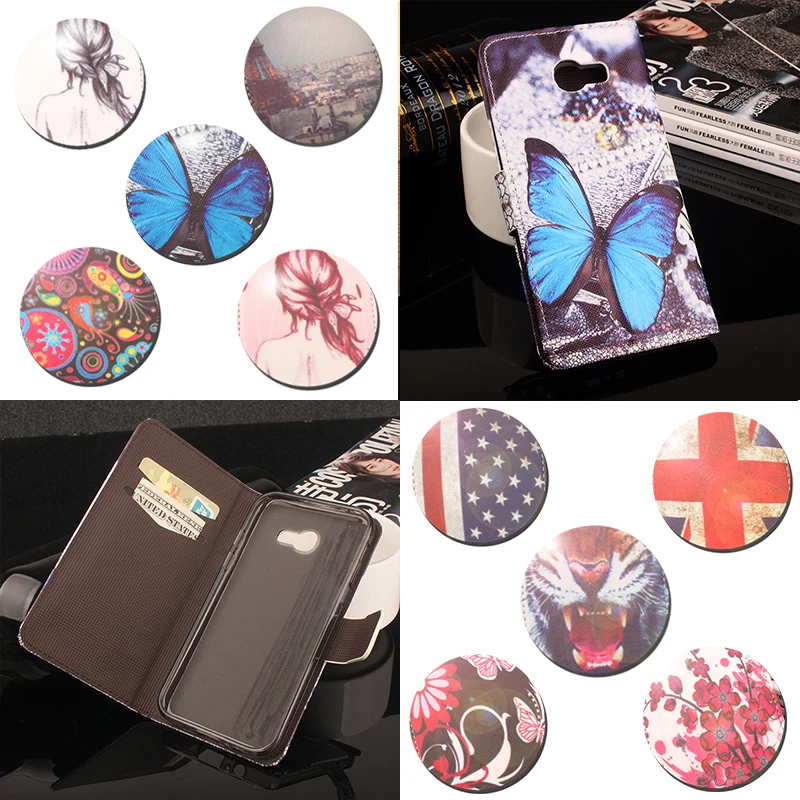 С левой и с правой стороны роспись Мода Высокое качество для Samsung Galaxy A5 2017 Чехол