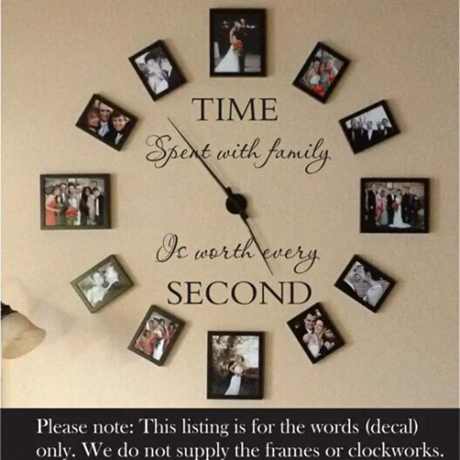 Современная настенная наклейка для дома - стикер семьи современной декорации Отсутствует фото-рамка бесплатная доставка f2063 вкл.