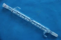 joint 2440 joint lab glass allihn condenser300mm10mm hose connection pyrex glass material