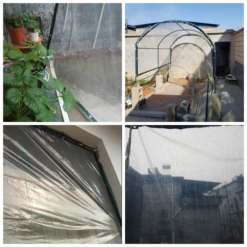0.12mm Thicken Greenhouse Garden Bonsai Flower Succulent Plants Cover Film Keep Warm Canopy Awnings Waterproof Tarpaulin | Дом и сад
