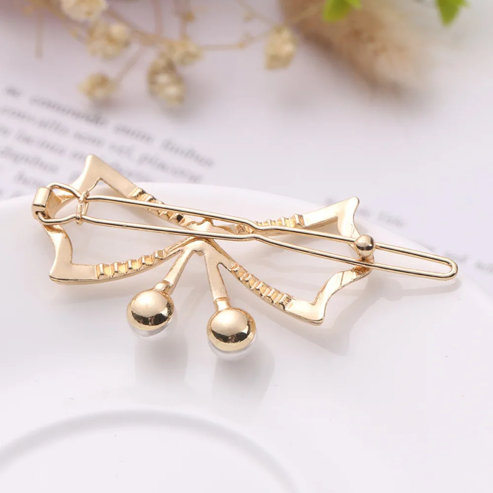 Новинка 2019 1 шт. популярная металлическая заколка для волос с отверстиями женская