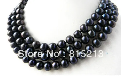 hot sell new - HOT1593 AA 50'' 10mm Back Round Freshwater Pearl Necklace | Украшения и аксессуары