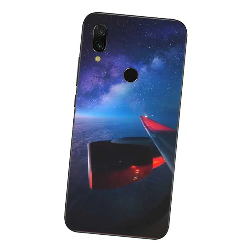 N243 самолет Летающий Путешествия Мягкий ТПУ силиконовый чехол для Xiaomi Redmi Note 3 4 4X5 5A