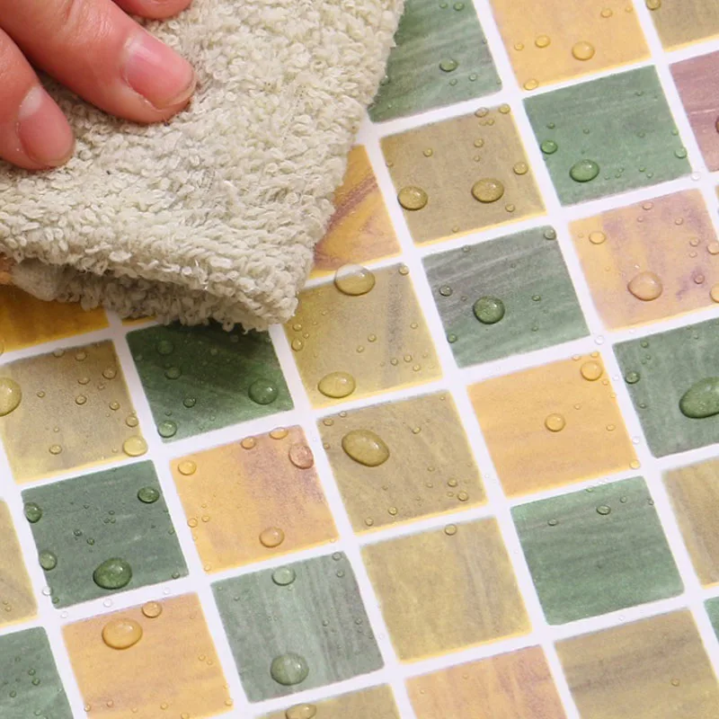 Водостойкие обои с мозаикой уплотненные клеящиеся настенные Стикеры для дома