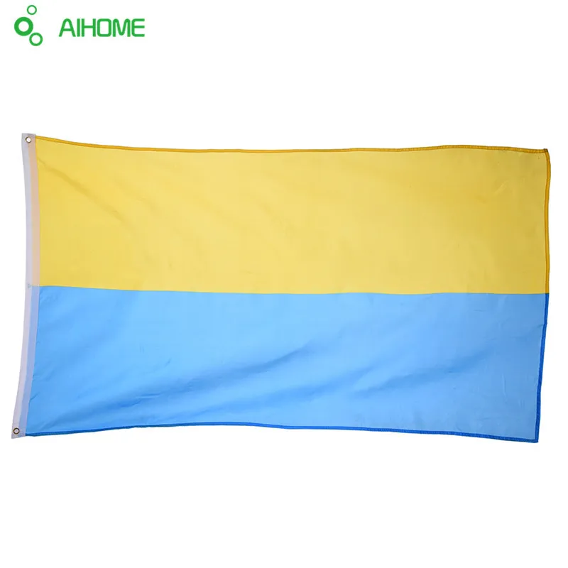 Украина флаг 90x150 см 100% полиэстер летающий украинский Национальный баннер