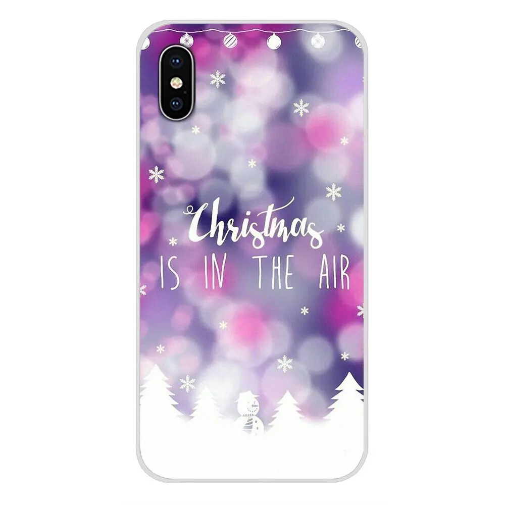 Силиконовые чехлы для телефона Снежный Рождественский мяч Новогодний подарок