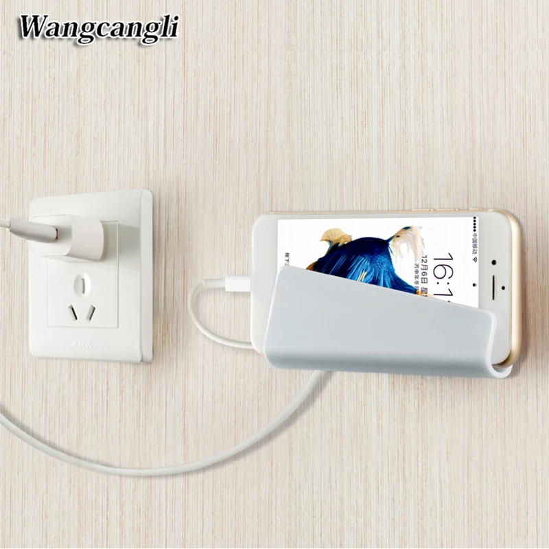 Универсальный настенный держатель для телефона wangcangli Подставка зарядки с
