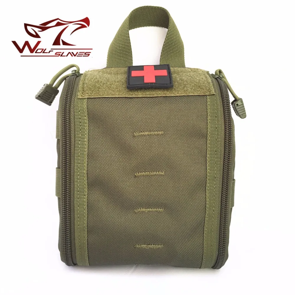 Outdoor Airsoft Bag Tactical Medical Pouch First Aid Kit Patch Tool Molle Cover Hunting Emergency Survival Package | Спорт и