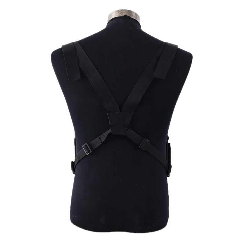 Тактическая нагрудная сумка для переноски раций чехол-кобура с ремнями