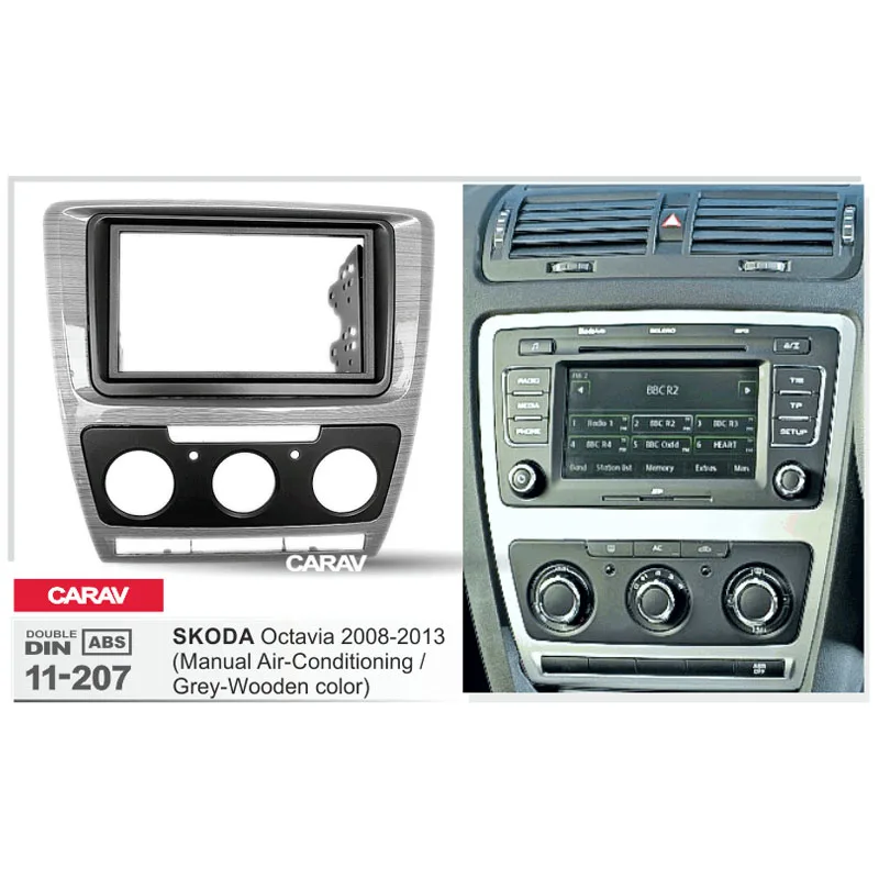 CARAV 11 207 Высококачественная радиопанель для Octavia 2008 2013 комплект установки