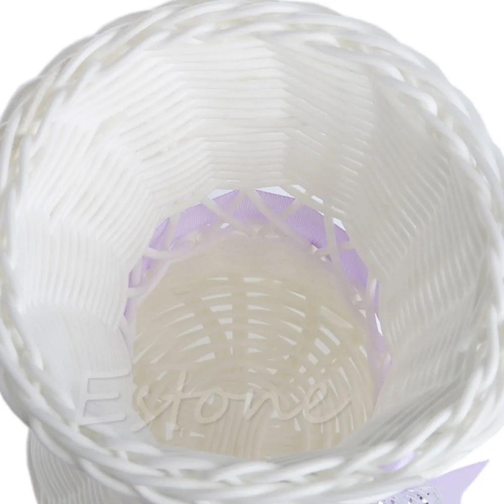 1Pc Artificial Rattan Vase Flower Fruit Candy Storage Basket Garden Party Decor | Дом и сад