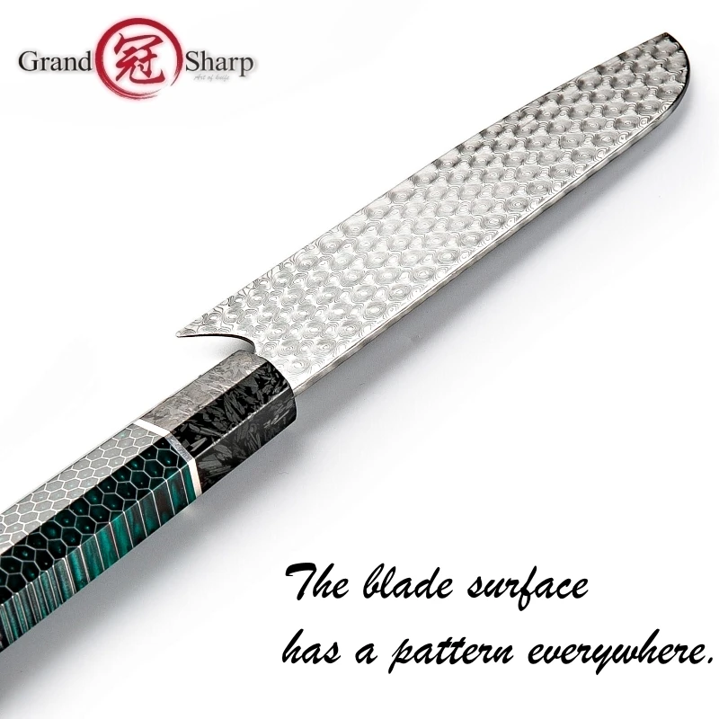 Handmade Kitchen Knife 110 Layers Damascus Steel Premium Santoku Knives Japanese Style with Gift Box Grandsharp | Дом и сад