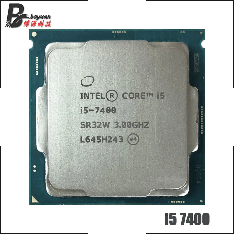 Intel Core i5-7400 i5 7400 3,0 ГГц четырехъядерный процессор 6M 65W LGA 1151