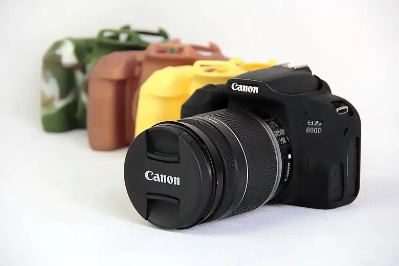 Мягкая силиконовая резиновая Защитная пленка для камеры Canon 77D
