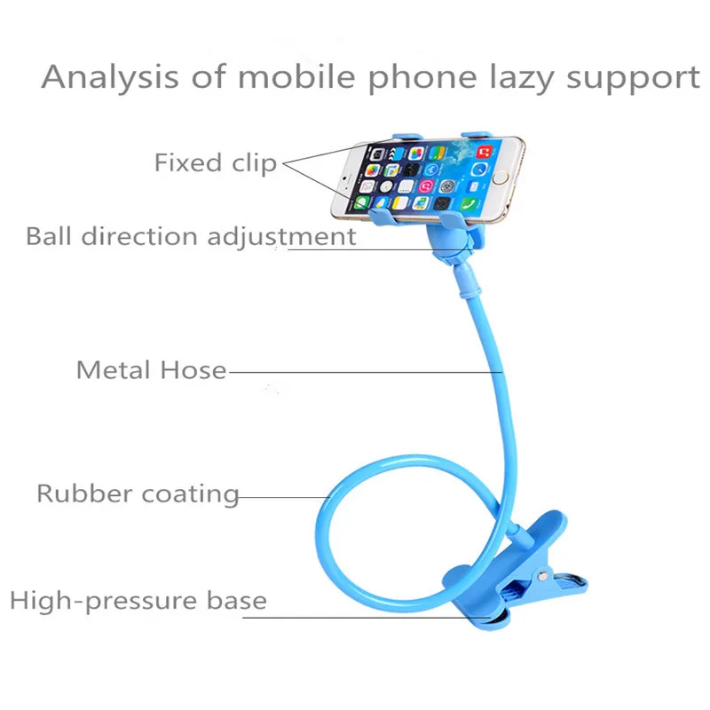 Держатель телефона Gooseneck стенд держатель гибкие Phone support кронштейн стенты стол