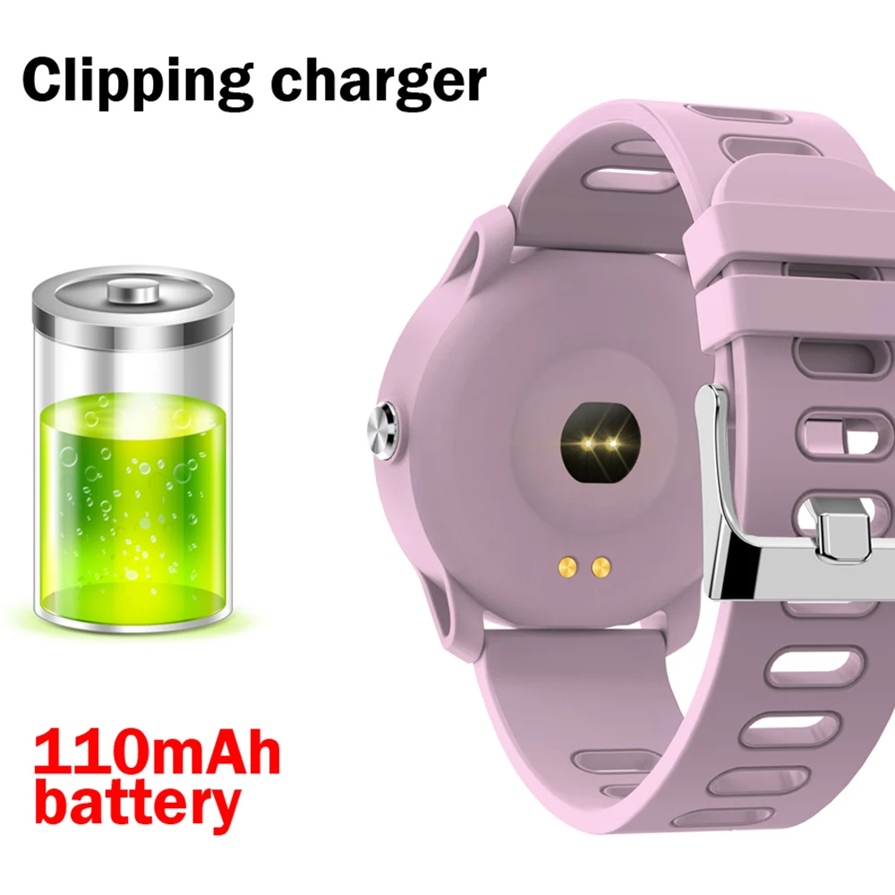 S08 Men Women Smart Watch IP68 Waterproof Swimming Clock Heart Rate Monitor Blood Pressure Fitness Tracker Smartwatch | Электроника