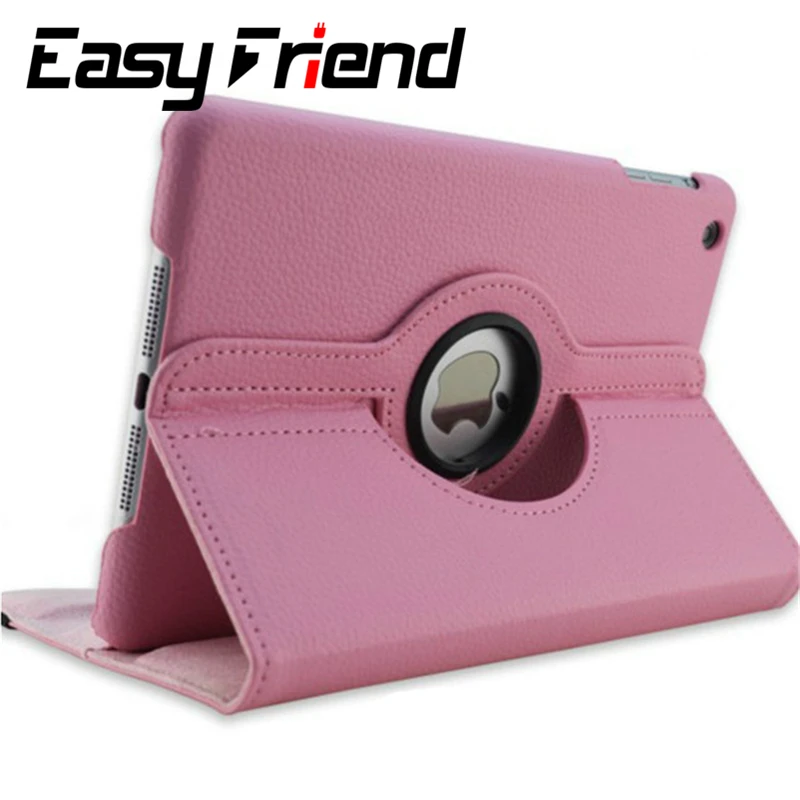 Pink 360 Планшетный чехол для huawei MediaPad T1 10 T1-A21W T1-A21L T1-A23L 9," 360 Вращающийся откидной держатель подставка кожаный чехол - Цвет: Pink 360